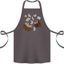 Spell Book Magic Magician Magical Cotton Apron 100% Organic Dark Grey