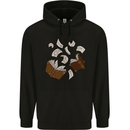 Spell Book Magic Magician Magical Mens 80% Cotton Hoodie Black