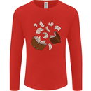 Spell Book Magic Magician Magical Mens Long Sleeve T-Shirt Red