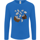 Spell Book Magic Magician Magical Mens Long Sleeve T-Shirt Royal Blue