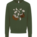 Spell Book Magic Magician Magical Mens Sweatshirt Jumper Forest Green