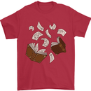 Spell Book Magic Magician Magical Mens T-Shirt Cotton Gildan Red