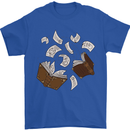 Spell Book Magic Magician Magical Mens T-Shirt Cotton Gildan Royal Blue