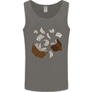 Spell Book Magic Magician Magical Mens Vest Tank Top Charcoal
