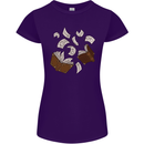 Spell Book Magic Magician Magical Womens Petite Cut T-Shirt Purple