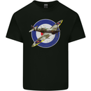 Spitfire MOD RAF WWII Fighter Plane British Kids T-Shirt Childrens Black