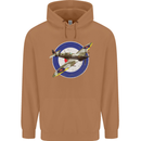 Spitfire MOD RAF WWII Fighter Plane British Mens 80% Cotton Hoodie Caramel Latte