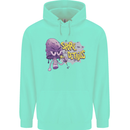 Spore Me the Details Funny Mushroom Childrens Kids Hoodie Peppermint