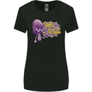 Spore Me the Details Funny Mushroom Womens Wider Cut T-Shirt Black