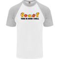 This Is How I Roll RPG Role Playing Game Mens S/S Baseball T-Shirt White/Sports Grey