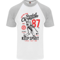 Baseball Champion Player Mens S/S Baseball T-Shirt White/Sports Grey