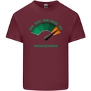 St. Patrick's Day Drunkometer Funny Beer Mens Cotton T-Shirt Tee Top Maroon