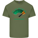 St. Patrick's Day Drunkometer Funny Beer Mens Cotton T-Shirt Tee Top Military Green