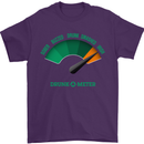 St. Patrick's Day Drunkometer Funny Beer Mens T-Shirt Cotton Gildan Purple
