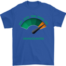 St. Patrick's Day Drunkometer Funny Beer Mens T-Shirt Cotton Gildan Royal Blue