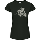 St George On a Horse St. George's Day Womens Petite Cut T-Shirt Black