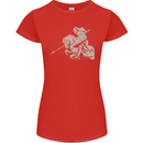 St George On a Horse St. George's Day Womens Petite Cut T-Shirt Red