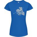 St George On a Horse St. George's Day Womens Petite Cut T-Shirt Royal Blue