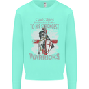 St George Warriors Kids Sweatshirt Jumper Peppermint