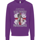 St George Warriors Kids Sweatshirt Jumper Purple