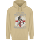 St George Warriors Mens 80% Cotton Hoodie Sand