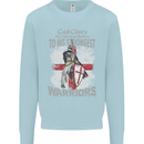 St George Warriors Mens Sweatshirt Jumper Light Blue