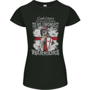 St George Warriors Womens Petite Cut T-Shirt Black