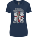 St George Warriors Womens Wider Cut T-Shirt Navy Blue