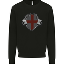 St Georges Day England Flag Fancy Dress Mens Sweatshirt Jumper Black