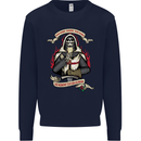 St Georges Day England Flag Knights Templar Kids Sweatshirt Jumper Navy Blue
