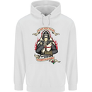 St Georges Day England Flag Knights Templar Mens 80% Cotton Hoodie White