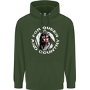 St Georges Day For Queen & Country England Childrens Kids Hoodie Forest Green