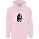 St Georges Day For Queen & Country England Childrens Kids Hoodie Light Pink