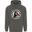 St Georges Day For Queen & Country England Childrens Kids Hoodie Storm Grey
