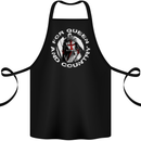 St Georges Day For Queen & Country England Cotton Apron 100% Organic Black