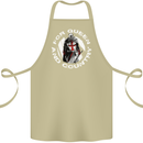 St Georges Day For Queen & Country England Cotton Apron 100% Organic Khaki