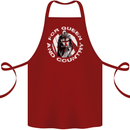 St Georges Day For Queen & Country England Cotton Apron 100% Organic Maroon