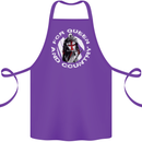 St Georges Day For Queen & Country England Cotton Apron 100% Organic Purple