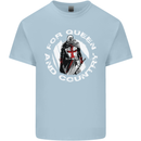 St Georges Day For Queen & Country England Kids T-Shirt Childrens Light Blue