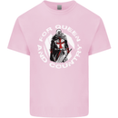 St Georges Day For Queen & Country England Kids T-Shirt Childrens Light Pink