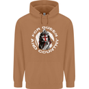 St Georges Day For Queen & Country England Mens 80% Cotton Hoodie Caramel Latte