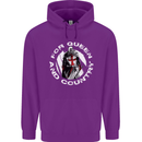 St Georges Day For Queen & Country England Mens 80% Cotton Hoodie Purple