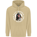 St Georges Day For Queen & Country England Mens 80% Cotton Hoodie Sand
