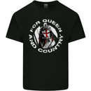 St Georges Day For Queen & Country England Mens Cotton T-Shirt Tee Top Black