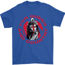 St Georges Day For Queen & Country England Mens T-Shirt Cotton Gildan Royal Blue