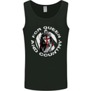St Georges Day For Queen & Country England Mens Vest Tank Top Black