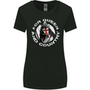 St Georges Day For Queen & Country England Womens Wider Cut T-Shirt Black