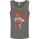 St Georges Day Knights Templar Crusader Mens Vest Tank Top Charcoal