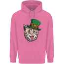 St Patricks Day Cat Funny Irish Childrens Kids Hoodie Azalea
