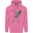 St Patricks Day Dabbing Skeleton Skull Childrens Kids Hoodie Azalea